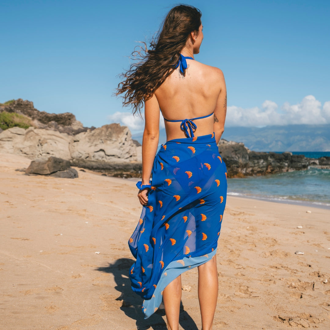 Croissant, Dames Badpak/omslagdoek