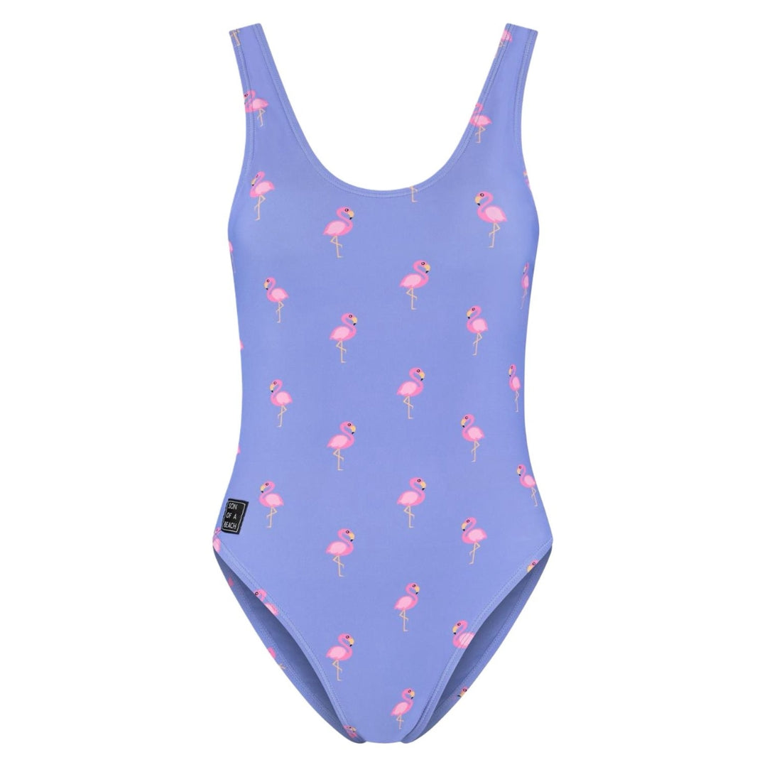 Flamingo, Paars, Dames Badpak