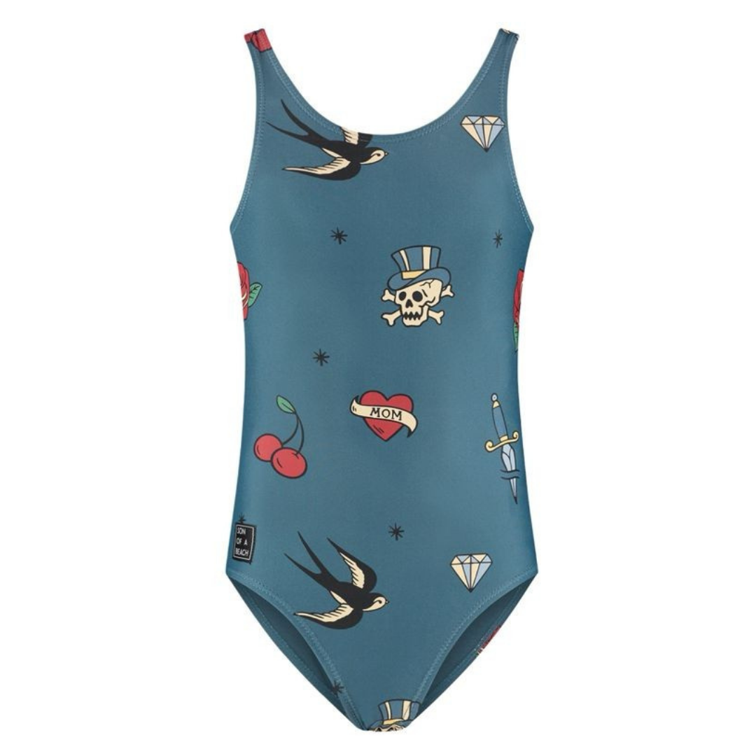 Tattoo, Meisjes badpak