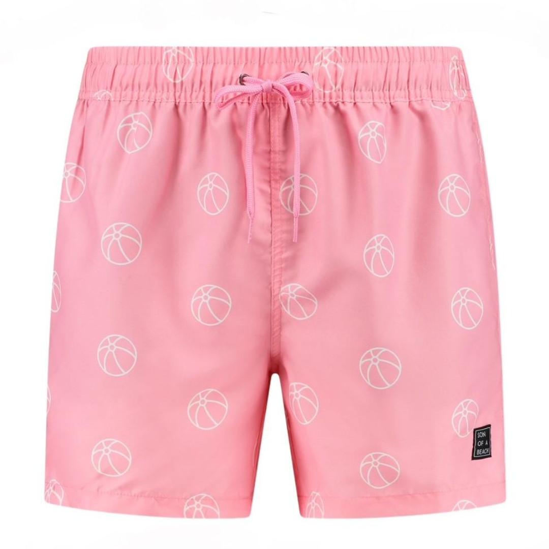 Beachball, Roze, Jongens zwembroek