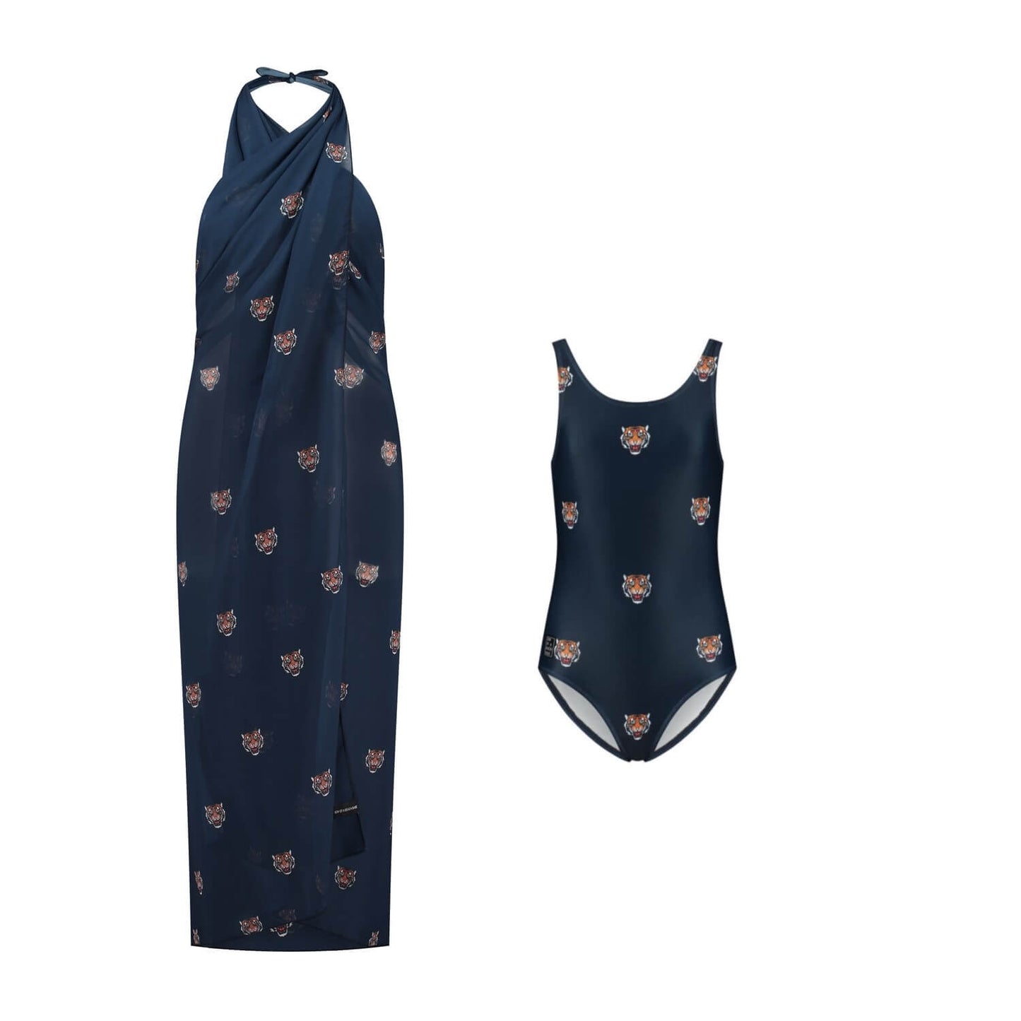 Tijgerkop, Moeder en dochter zwemkleding