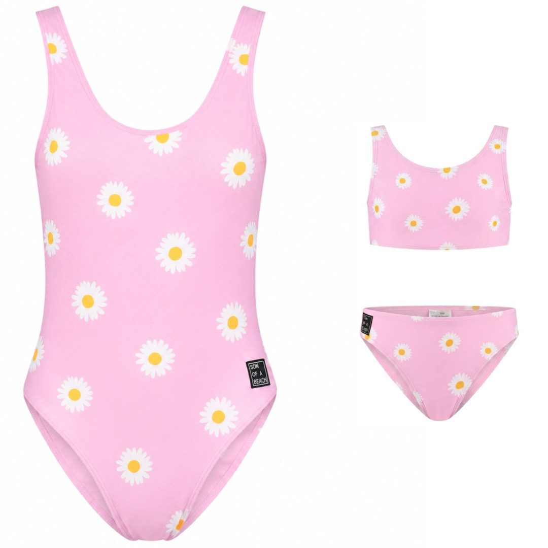 Madelief, Roze, Moeder en dochter badpak/bikini