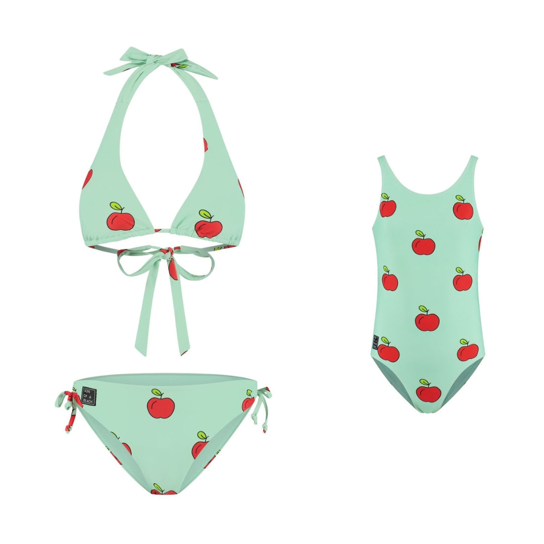 Apple, Mother and daughter bikini/swimsuit