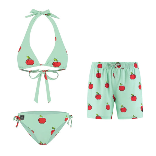 Apple, Mother and son bikini/swimming trunks