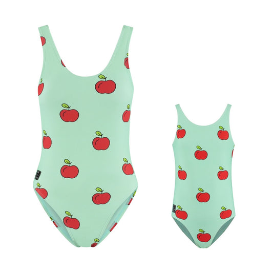 Apple, Mother and daughter swimsuit