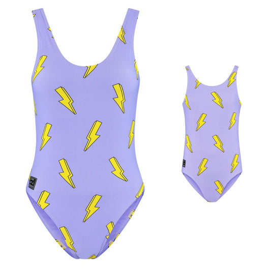 Lightning, Lila, Mother and daughter swimsuit