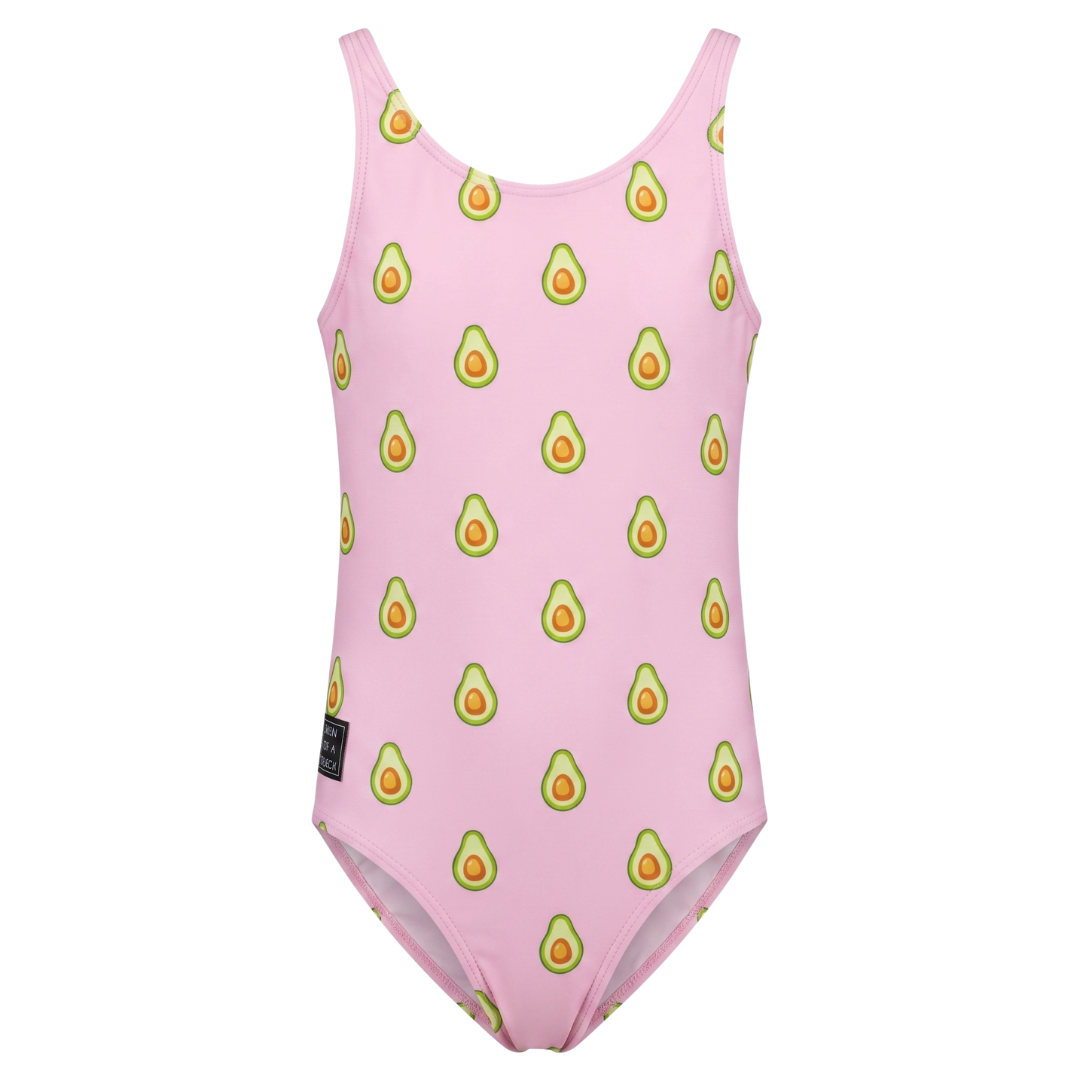 Avocado, Roze, Meisjes badpak