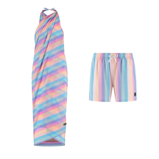 Rainbow, Mother and son swimwear