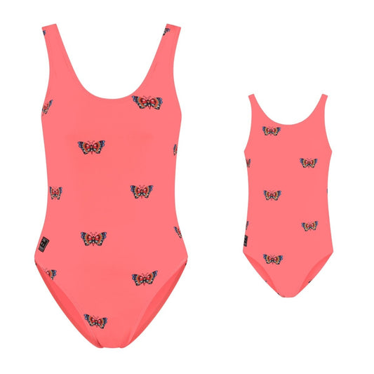 Butterfly, Mother and daughter swimsuit