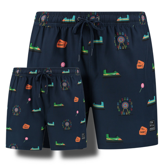 Kermis, Vader en zoon zwembroek