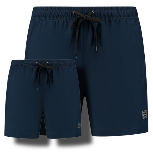 Solid, Blauw, Vader en zoon zwembroek