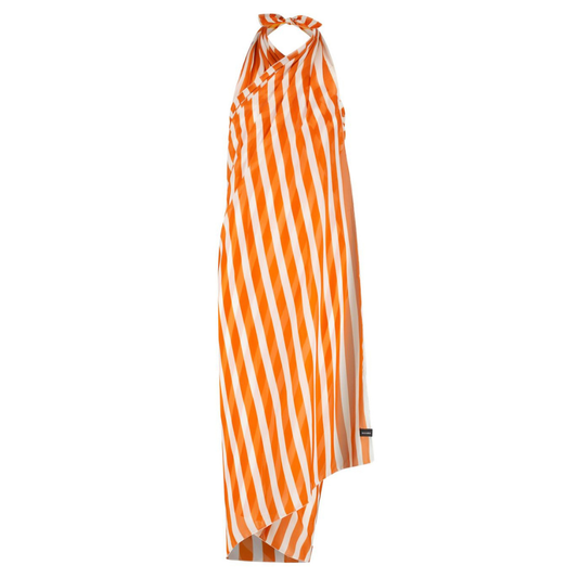 Streep, bruin, Dames omslagdoek