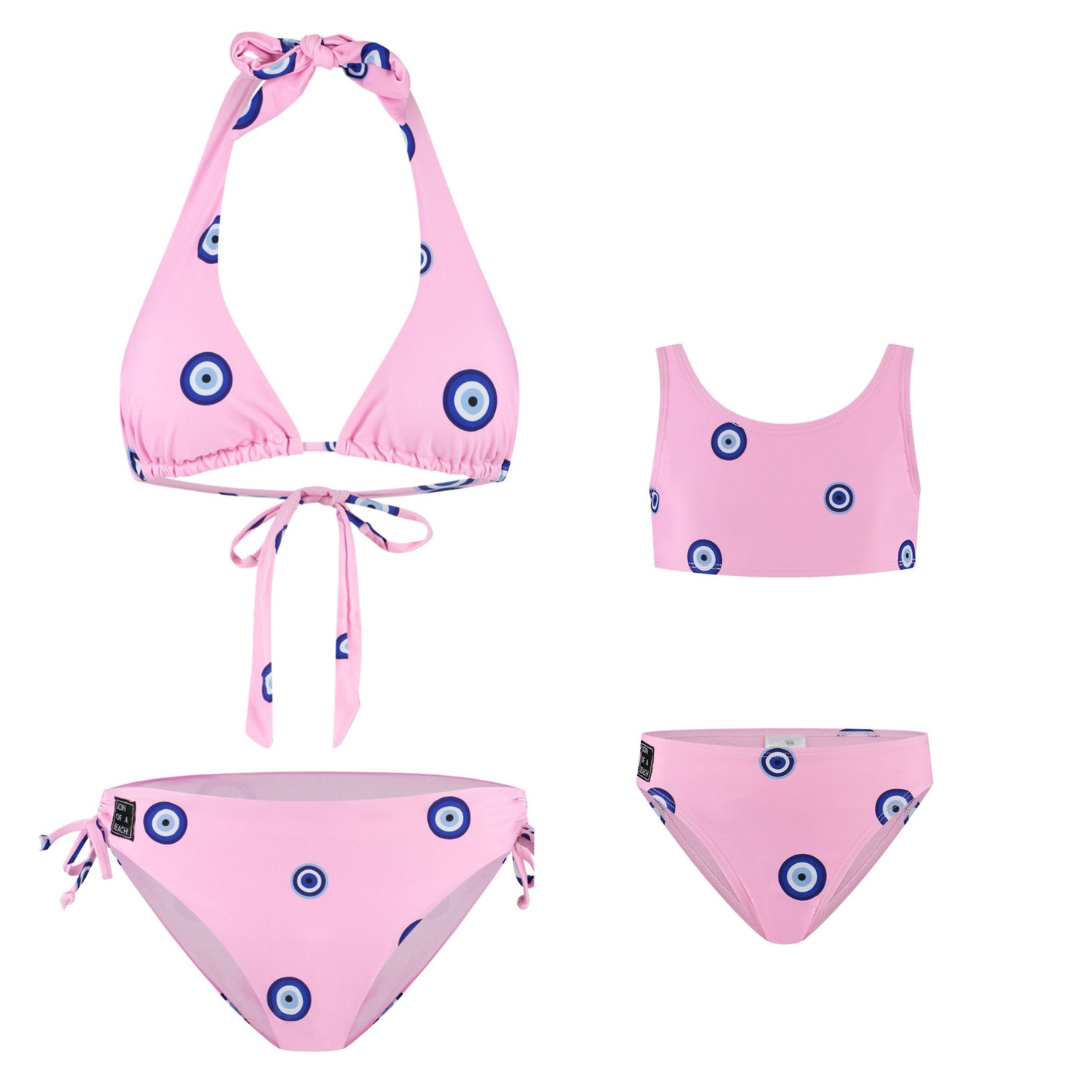 Oog, Roze, Moeder en dochter bikini's