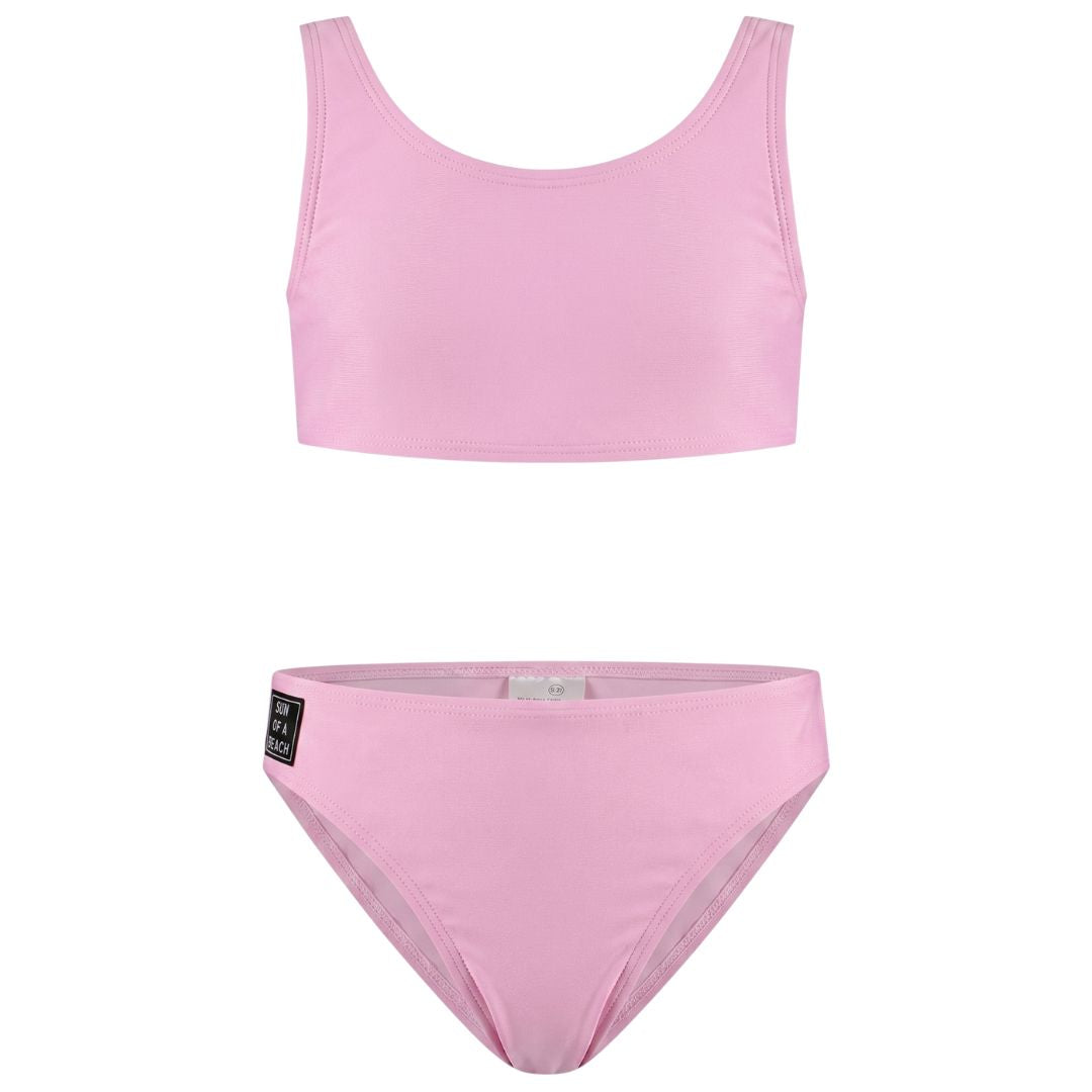 Solid, Roze, Meisjes bikini