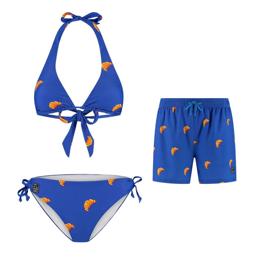 Croissant, Mother and son bikini/swimming trunks