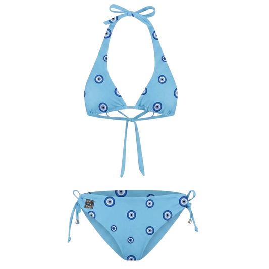 Oog, Blauw, Dames bikini