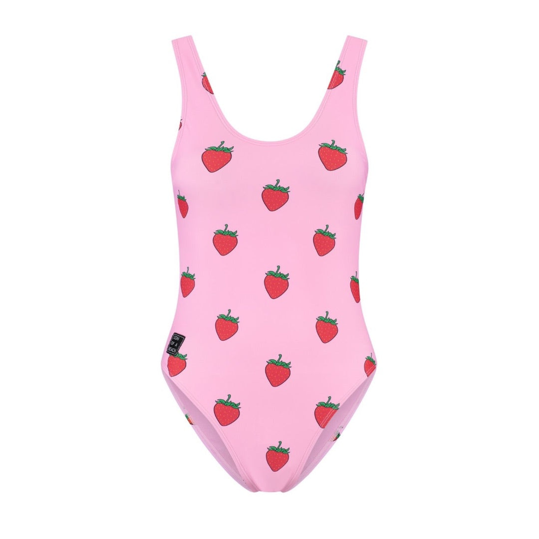 Strawberry, Women's Swimsuit