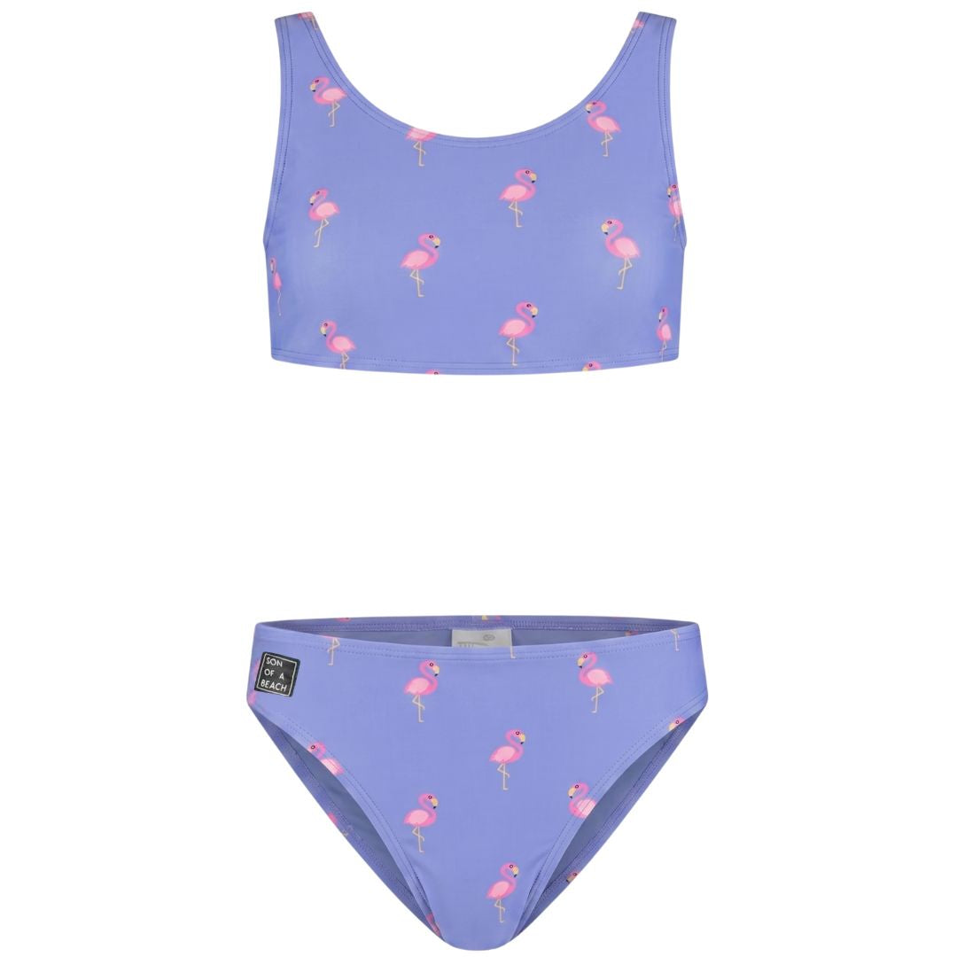 Flamingo, Paars, Meisjes bikini