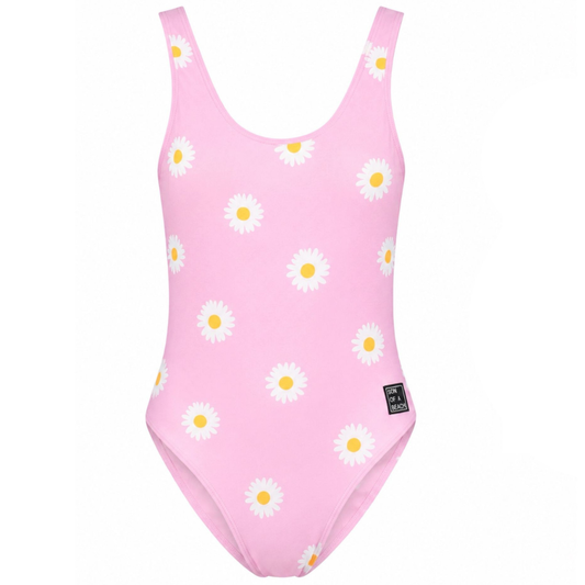 Daisy, Pink, Women's Swimsuit