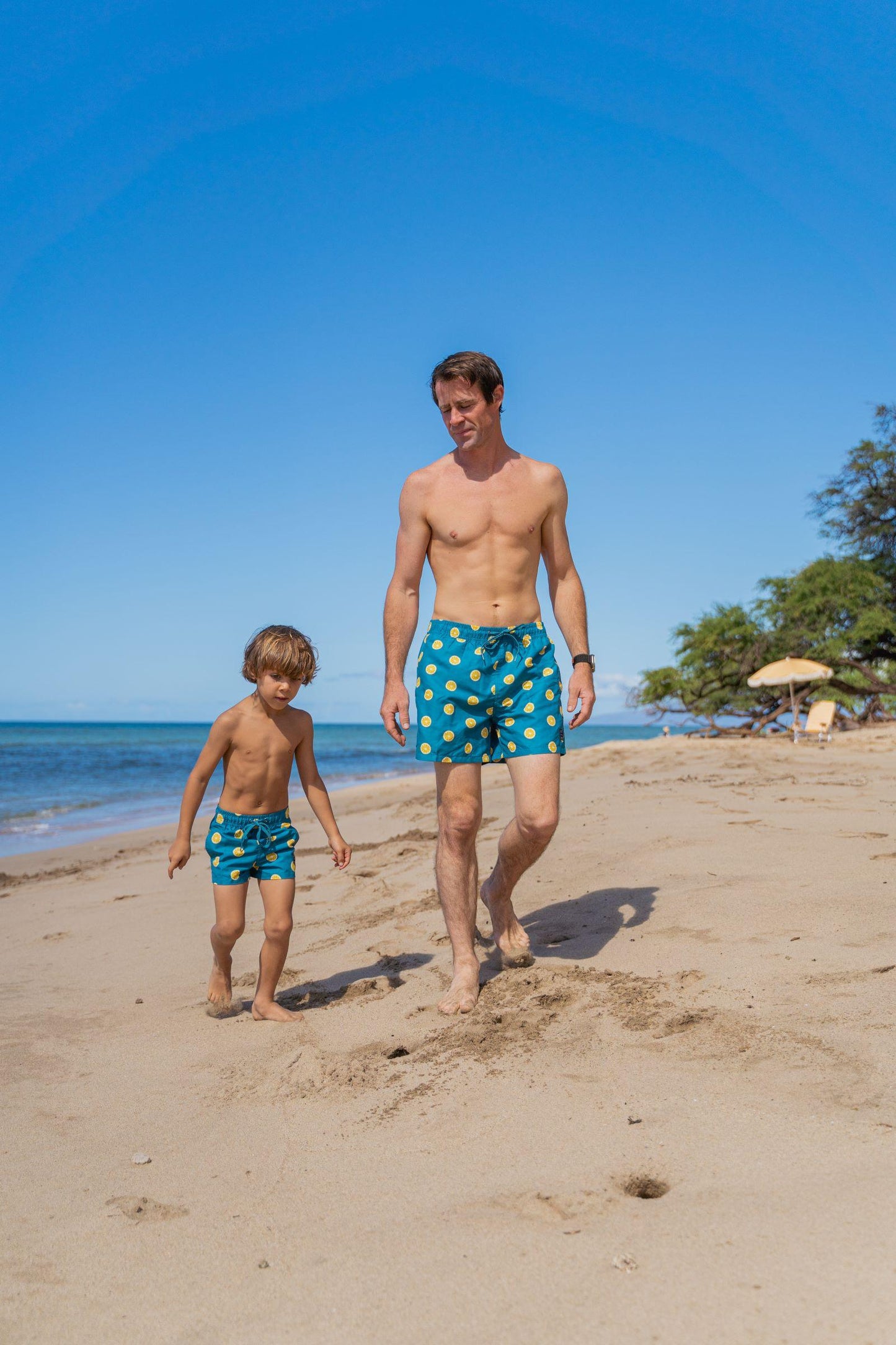 Lemons, Men's swimming trunks
