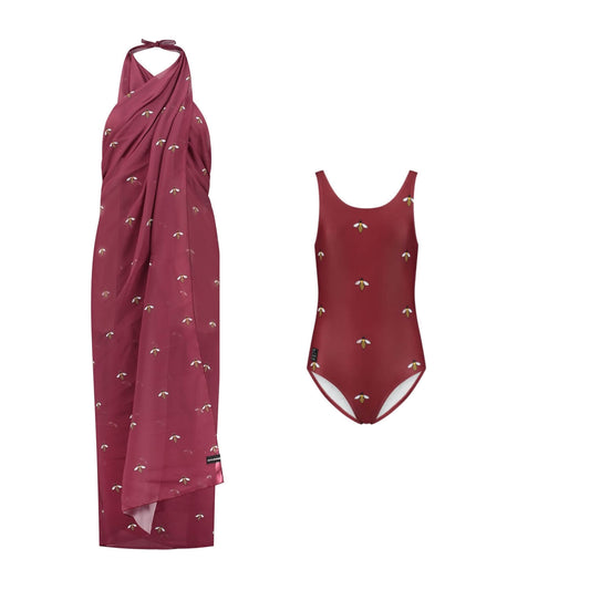 Bijen, Moeder en dochter zwemkleding