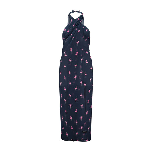 Flamingo, Blauw, Dames omslagdoek