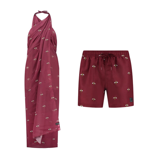 Bees, Mother and son swimwear